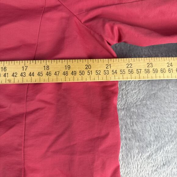 Eileen Fisher Womens Zip Up Jacket Pink Windbreaker Lightweight Classic Preppy L - Picture 7 of 8